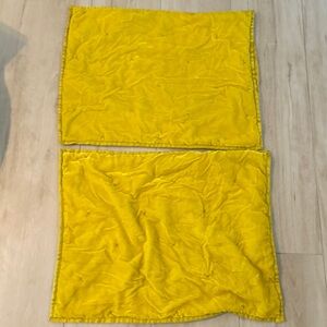 Yellow opal house pillow covers